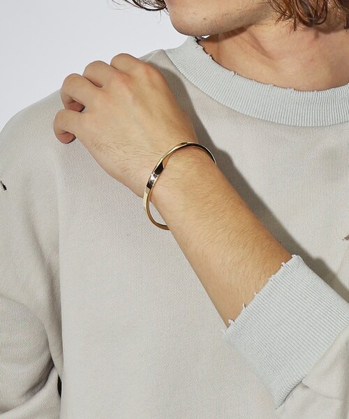 tk.TAKEO KIKUCHI（ティーケータケオキクチ）の「◆Nejiriバングル（ブレスレット・メンズ・ゴールド/シルバー・02/01）」の12枚目の写真