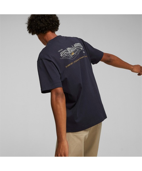 PUMA（プーマ）の「PUMA プーマ メンズ NO.1 ロゴ セレブレーション Tシャツ（Tシャツ/カットソー・メンズ・ブラック/グリーン/ベージュ/ネイビー・MEDIUM/X-SMALL/X-LARGE/SMALL/LARGE）」の7枚目の写真