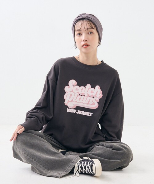 FREAK'S STORE(フリークスストア)の「スナックパッケージ スウェット/ロゴスウェット(スウェット・レディース・ナチュラル/チャコールグレー・フリ-)」の4枚目の写真