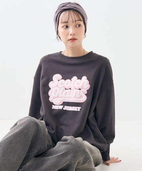 FREAK'S STORE(フリークスストア)の「スナックパッケージ スウェット/ロゴスウェット(スウェット・レディース・ナチュラル/チャコールグレー・フリ-)」の6枚目の写真