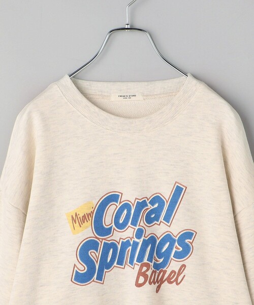 FREAK'S STORE(フリークスストア)の「スナックパッケージ スウェット/ロゴスウェット(スウェット・レディース・ナチュラル/チャコールグレー・フリ-)」の15枚目の写真