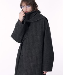selle glant（セレグランテ）の「DOUBLE BRESTED SHAGGY MUFFLER COAT / ダブルブレストシャギーマフラーコート（チェスターコート）」
