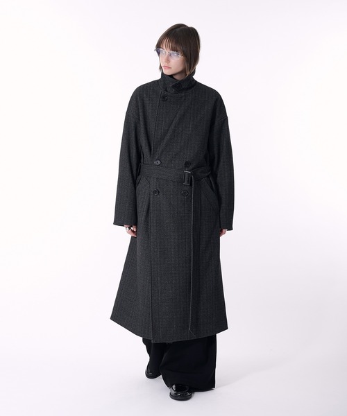 selle glant /ダブルブレストマフラーコート Mサイズ セール】DOUBLE