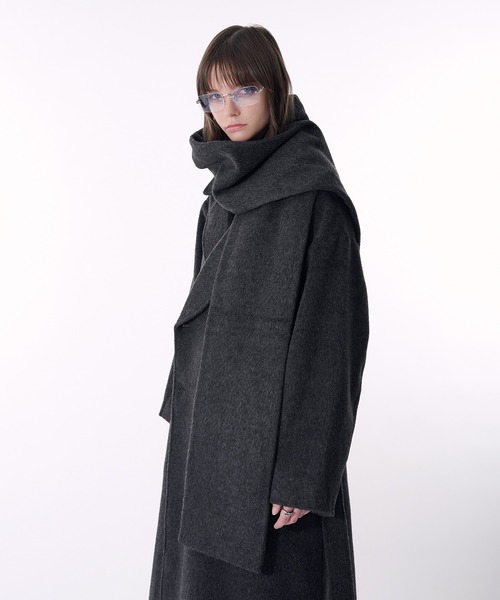 selle glantダブルブレストシャギーマフラーコート DOUBLE BRESTED SHAGGY MUFFLER COAT / ダブルブレストシャギー