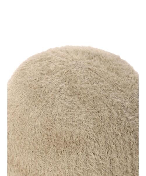 Te chichi TERRASSE（テチチテラス）の「シャギーハット（ハット・レディース・ベージュ/オフホワイト・F）」の11枚目の写真
