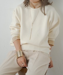 Omekashi | クルーネックスムースニット(ニット/セーター)