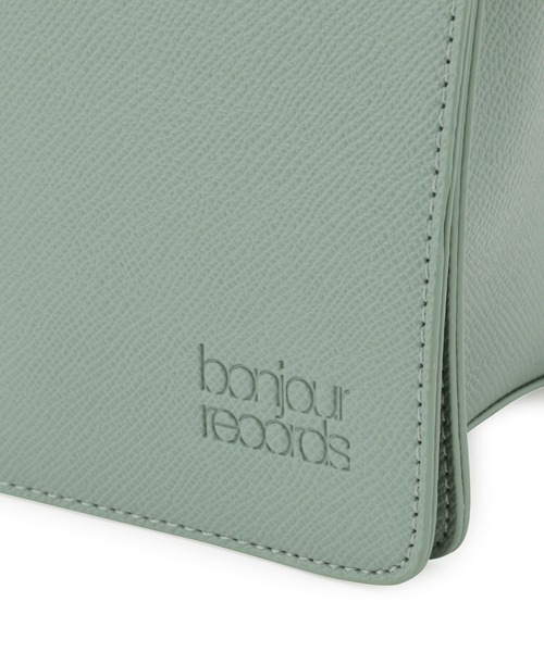 bonjour records（ボンジュールレコーズ）の「【Bonjour Records/ボンジュールレコード】 Original Lily Shoulder Bag オリジナルリリーショルダーバッグ（ショルダーバッグ・レディース・ブラック/ホワイト/ライトグリーン・FREE）」の10枚目の写真