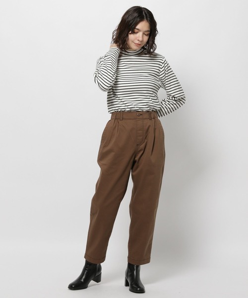 niko and...(ニコアンド)の「ウォームジンジャーハイネックプルオーバー(Tシャツ/カットソー・レディース・ブラック/ホワイト/ベージュ/オフホワイト/オレンジ・MEDIUM/LARGE)」の7枚目の写真