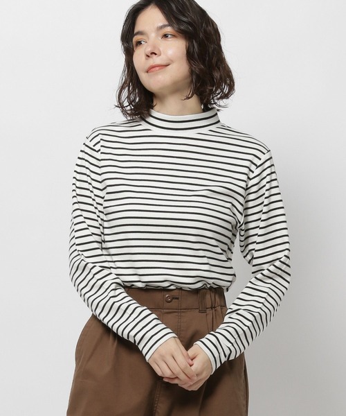 niko and...(ニコアンド)の「ウォームジンジャーハイネックプルオーバー(Tシャツ/カットソー・レディース・ブラック/ホワイト/ベージュ/オフホワイト/オレンジ・MEDIUM/LARGE)」の8枚目の写真