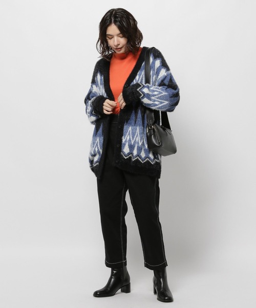 niko and...(ニコアンド)の「ウォームジンジャーハイネックプルオーバー(Tシャツ/カットソー・レディース・ブラック/ホワイト/ベージュ/オフホワイト/オレンジ・MEDIUM/LARGE)」の16枚目の写真