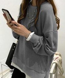 Fit more｜フィットモアのスウェット（グレー/灰色系・無地