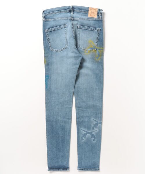 roarguns（ロアーガンズ）の「DENIM STENCIL（デニムパンツ・メンズ・インディゴブルー・2）」の13枚目の写真