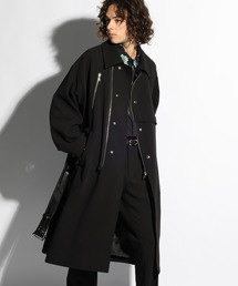 HARE | ZIPモーターサイクルコート(HARE)(ステンカラーコート)