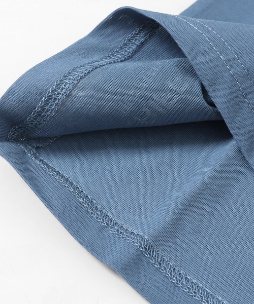 KRIFF MAYER Kid's Collection（クリフメイヤーキッズコレクション）の「【UVカット】UVさらすべ袖ペロ配色T（Tシャツ/カットソー・キッズ・サックスブルー/ブラック/イエロー/グレー・150/140/130/120/170/160）」の16枚目の写真