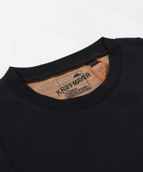 KRIFF MAYER Kid's Collection（クリフメイヤーキッズコレクション）の「【UVカット】UVさらすべ袖ペロ配色T（Tシャツ/カットソー・キッズ・サックスブルー/ブラック/イエロー/グレー・150/140/130/120/170/160）」の5枚目の写真