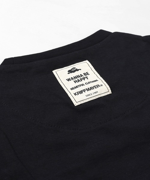 KRIFF MAYER Kid's Collection（クリフメイヤーキッズコレクション）の「【UVカット】UVさらすべ袖ペロ配色T（Tシャツ/カットソー・キッズ・サックスブルー/ブラック/イエロー/グレー・150/140/130/120/170/160）」の12枚目の写真