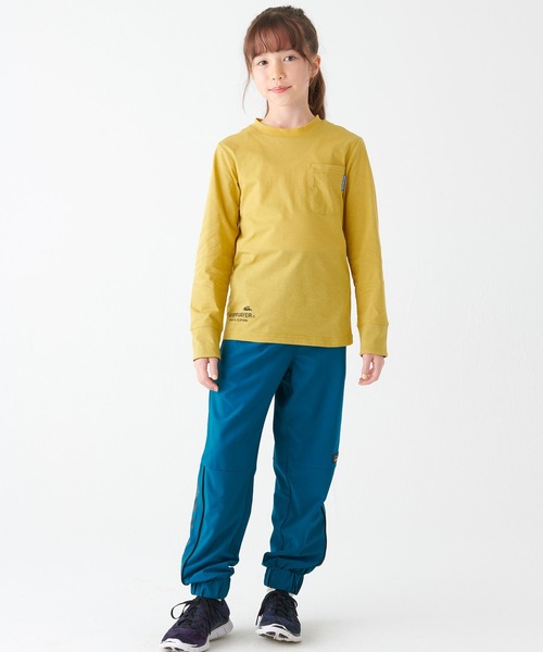 KRIFF MAYER Kid's Collection（クリフメイヤーキッズコレクション）の「【UVカット】UVさらすべ袖ペロ配色T（Tシャツ/カットソー・キッズ・サックスブルー/ブラック/イエロー/グレー・150/140/130/120/170/160）」の17枚目の写真