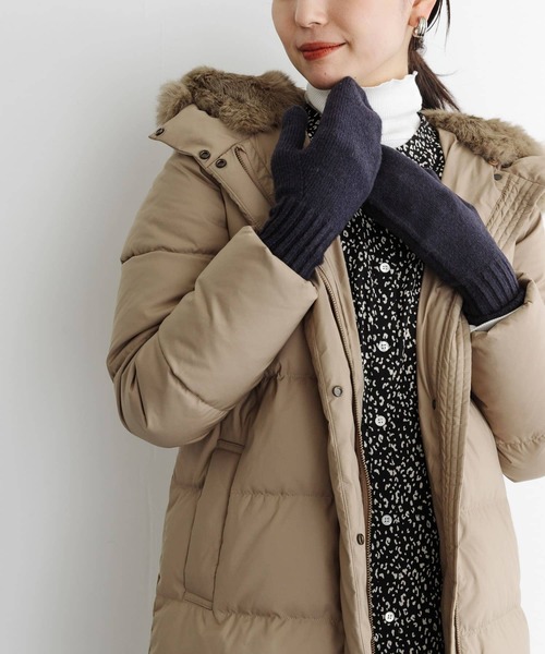 URBAN RESEARCH（アーバンリサーチ）の「ミトン（手袋・レディース・ホワイト/ベージュ/ネイビー・FREE）」の3枚目の写真