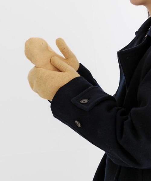URBAN RESEARCH（アーバンリサーチ）の「ミトン（手袋・レディース・ホワイト/ベージュ/ネイビー・FREE）」の6枚目の写真