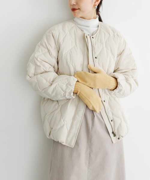 URBAN RESEARCH（アーバンリサーチ）の「ミトン（手袋・レディース・ホワイト/ベージュ/ネイビー・FREE）」の10枚目の写真