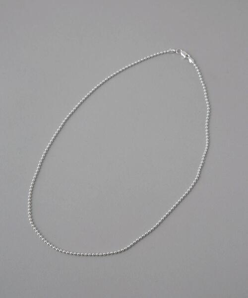 NANO universe(ナノユニバース)の「Mexican Jewelry/Silver Ball Chain Necklace(ネックレス・メンズ・シルバー・FREE)」の7枚目の写真