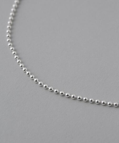 NANO universe(ナノユニバース)の「Mexican Jewelry/Silver Ball Chain Necklace(ネックレス・メンズ・シルバー・FREE)」の8枚目の写真