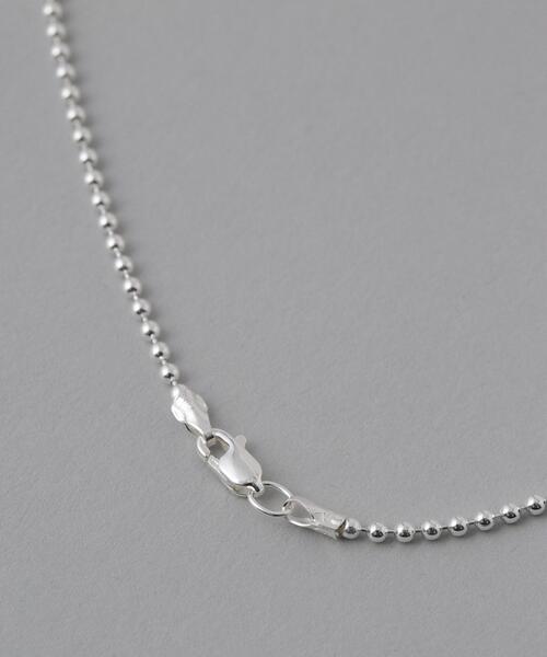 NANO universe(ナノユニバース)の「Mexican Jewelry/Silver Ball Chain Necklace(ネックレス・メンズ・シルバー・FREE)」の9枚目の写真