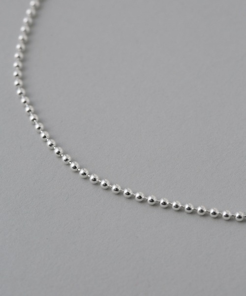 NANO universe（ナノユニバース）の「Mexican Jewelry/Silver Ball Chain Necklace（ネックレス・メンズ・シルバー・FREE）」の2枚目の写真