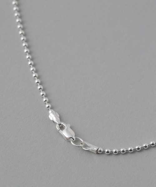 NANO universe（ナノユニバース）の「Mexican Jewelry/Silver Ball Chain Necklace（ネックレス・メンズ・シルバー・FREE）」の3枚目の写真