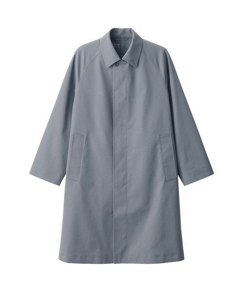 無印良品（ムジルシリョウヒン）の「紳士　撥水ステンカラーコート（裏地あり）（ステンカラーコート・メンズ・グレー系1/ベージュ系1/ネイビー系・S/XL/L）」の13枚目の写真