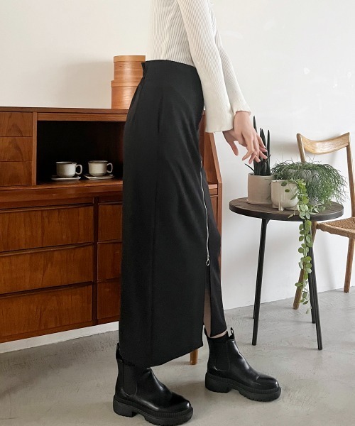 美品！DIESEL ダブルジッパー タイトスカート 27 Rejoule（リジュール）の「ダブルジッパーロングスカート（スカート