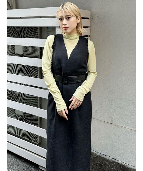 MURUA（ムルーア）の「ツイードジャンパースカート（ワンピース・レディース・ブラック/その他1/グレー・FREE）」の13枚目の写真