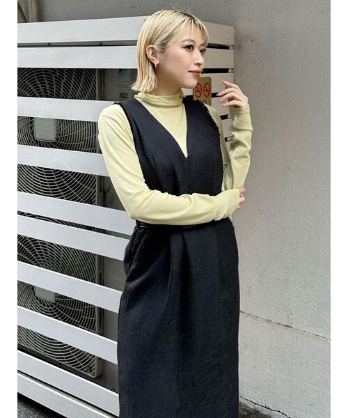 MURUA（ムルーア）の「ツイードジャンパースカート（ワンピース・レディース・ブラック/その他1/グレー・FREE）」の14枚目の写真