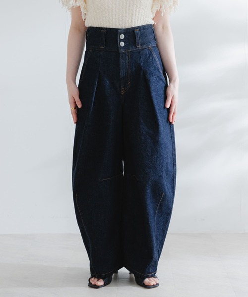 URBAN RESEARCH ROSSO WOMEN(アーバンリサーチ ロッソ)の「atelierSOMETHING TLEB BALLOON(デニムパンツ・レディース・インディゴブルー・SMALL/X-SMALL)」の6枚目の写真
