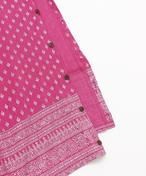 チャイハネ(チャイハネ)の「【チャイハネ】ハクリィWAYストール(ストール/ショール・レディース・グリーン/ピンク/ブラック/ベージュ/オレンジ・FREE)」の18枚目の写真