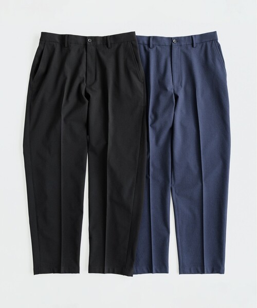 green label relaxing（グリーンレーベルリラクシング）の「FREELITCH WIDE U/P パンツ -2WAYストレッチ・防シワ・吸水速乾-（その他パンツ・メンズ・ブラック/ネイビー・L/XL/M/S）」の3枚目の写真