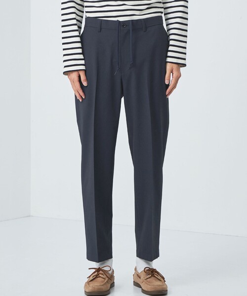 green label relaxing（グリーンレーベルリラクシング）の「FREELITCH WIDE U/P パンツ -2WAYストレッチ・防シワ・吸水速乾-（その他パンツ・メンズ・ブラック/ネイビー・L/XL/M/S）」の13枚目の写真