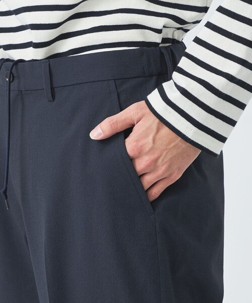 green label relaxing（グリーンレーベルリラクシング）の「FREELITCH WIDE U/P パンツ -2WAYストレッチ・防シワ・吸水速乾-（その他パンツ・メンズ・ブラック/ネイビー・L/XL/M/S）」の18枚目の写真