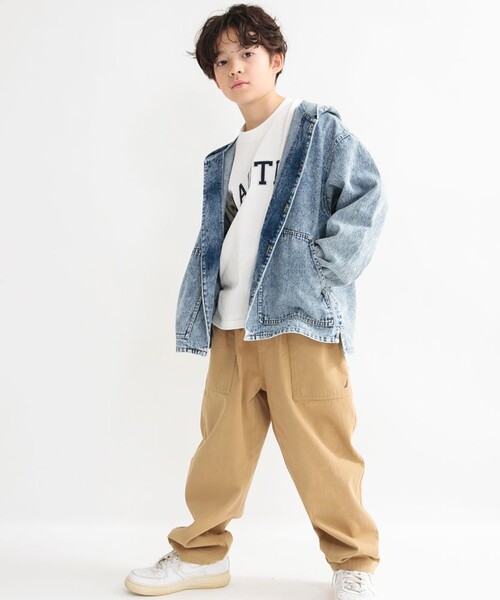 NAUTICA（ノーティカ）の「【NAUTICA/ノーティカ】ワイドテーパードロングパンツ（その他パンツ・キッズ・ブルー/ベージュ/ネイビー/カーキ・XS/L/S/M/XL）」の5枚目の写真
