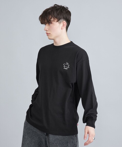 coen（コーエン）の「【WEB限定】Ryo　Kaneyasu×コーエンベアロングスリーブTシャツ（Tシャツ/カットソー・メンズ・ライトブルー/ホワイト/ブラック/ベージュ・S/M/L/XL）」の12枚目の写真