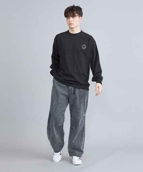 coen（コーエン）の「【WEB限定】Ryo　Kaneyasu×コーエンベアロングスリーブTシャツ（Tシャツ/カットソー・メンズ・ライトブルー/ホワイト/ブラック/ベージュ・S/M/L/XL）」の15枚目の写真