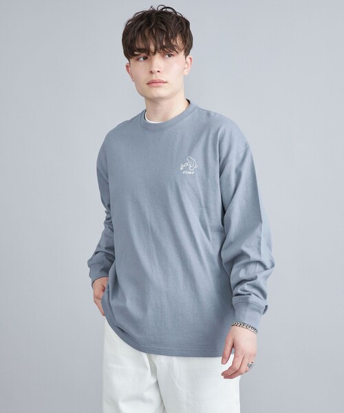 coen（コーエン）の「【WEB限定】Ryo　Kaneyasu×コーエンベアロングスリーブTシャツ（Tシャツ/カットソー・メンズ・ライトブルー/ホワイト/ブラック/ベージュ・S/M/L/XL）」の17枚目の写真