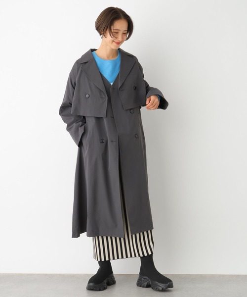 LEPSIM(レプシィム)の「マルチWAYトレンチコート 987534(トレンチコート・レディース・チャコールグレー/ベージュ/アイボリー・FREE)」の19枚目の写真