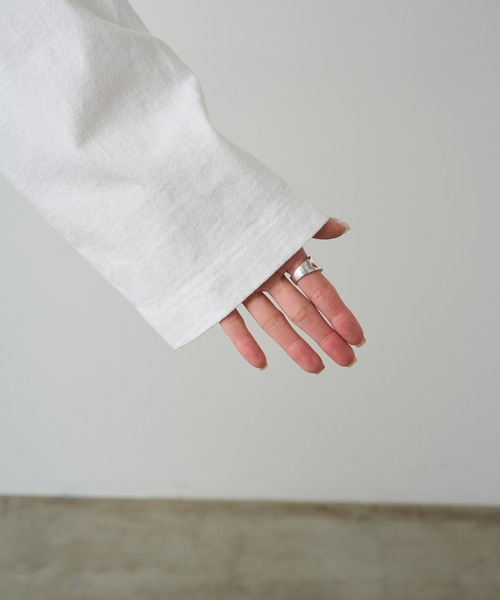 PUAL CE CIN（ピュアルセシン）の「フォトプリントロングスリーブカットソー（Tシャツ/カットソー・レディース・ホワイト系その他/ホワイト系その他2・FREE）」の5枚目の写真