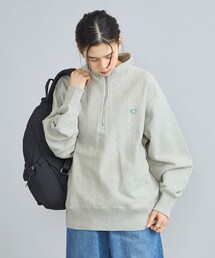 §【CEC】ヘビーオンス刺繍ハーフジップスウェット(WEB限定カラー)