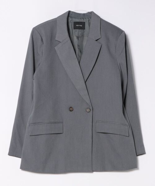 one way(ワンウェイ)の「【セットアップ対応】袖スリットテーラードジャケット(テーラードジャケット・レディース・ベージュ/グレー/ブラック・FREE)」の5枚目の写真