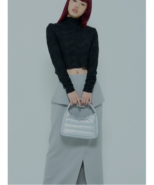 AMAIL（アマイル）の「Rice cake handbag（ハンドバッグ・レディース・シルバー/ブラック/ラベンダー・FREE）」の21枚目の写真