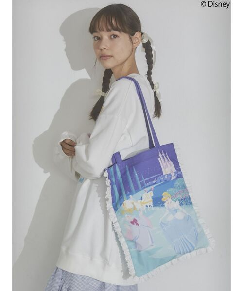 merry jenny(メリージェニー)の「Cinderellaトートバッグ(トートバッグ・レディース・ブルー・FREE)」の7枚目の写真