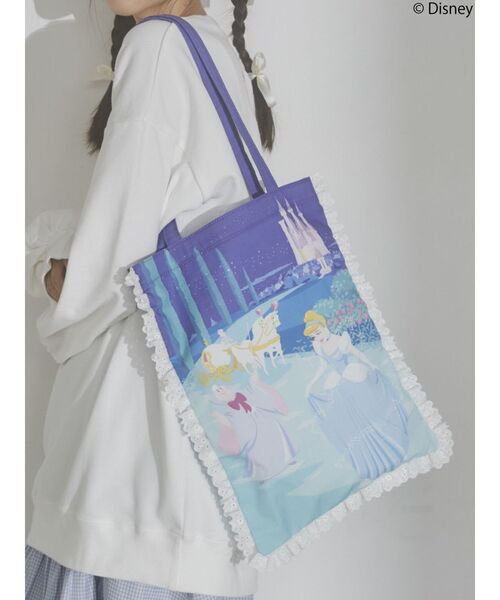 merry jenny(メリージェニー)の「Cinderellaトートバッグ(トートバッグ・レディース・ブルー・FREE)」の9枚目の写真