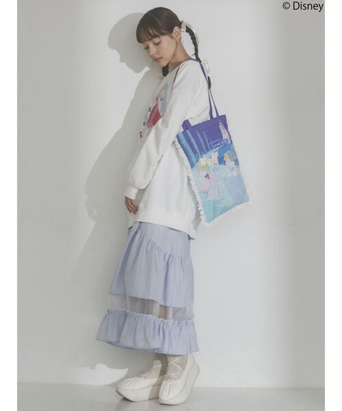 merry jenny(メリージェニー)の「Cinderellaトートバッグ(トートバッグ・レディース・ブルー・FREE)」の10枚目の写真